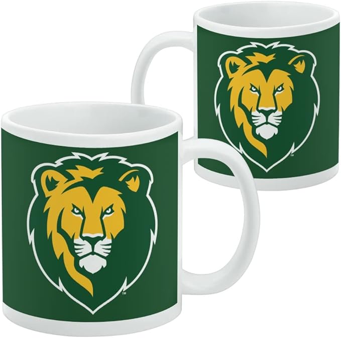Southeastern Louisiana University Primary Logo Ceramic Coffee Mug, Novelty Gift Mugs for Coffee, Tea and Hot Drinks, 11oz, White