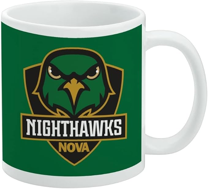 Northern Virginia Community College Primary Logo Ceramic Coffee Mug, Novelty Gift Mugs for Coffee, Tea and Hot Drinks, 11oz, White