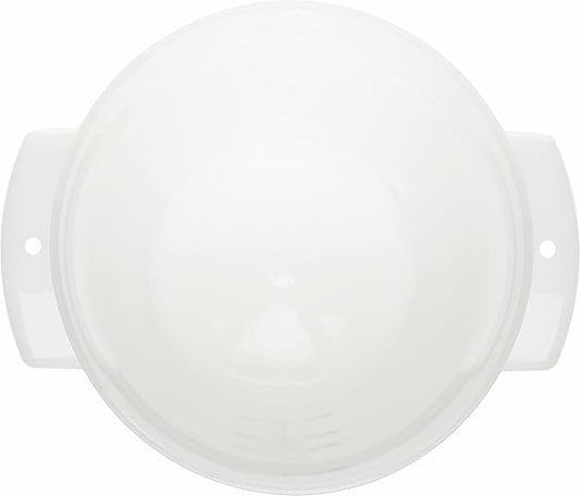 Carlisle FoodService Products Storplus Round Food Storage Container with Stackable Design for Catering, Buffets, Restaurants, Polyethylene (Pe), 4 Quart, White