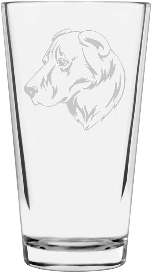 Armenian Gampr Custom Personalized Dog Themed Etched All Purpose 16oz Pint Glass