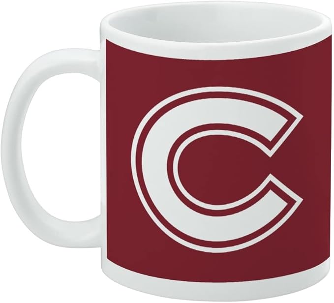 Colgate University Primary Logo Ceramic Coffee Mug, Novelty Gift Mugs for Coffee, Tea and Hot Drinks, 11oz, White