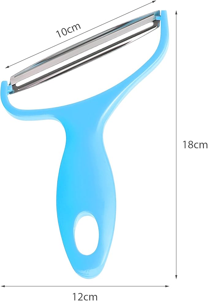 Upgrade 2 pack Veggie cabbage shredder for coleslaw stainless steel cucumber carrot Potato peeler grater slicer,Kitchen gadgets (blue)