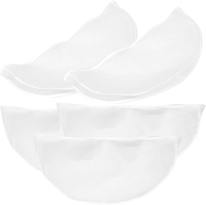 COHEALI 5Pcs Thick Transparent Clothing Bags Breathable Garment Shoulder Covers with Reinforced Hanger Opening Dustproof Suit Protectors Washable Reusable for Home Closet Storage