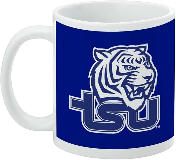 Tennessee State University Primary Logo Ceramic Coffee Mug, Novelty Gift Mugs for Coffee, Tea and Hot Drinks, 11oz, White