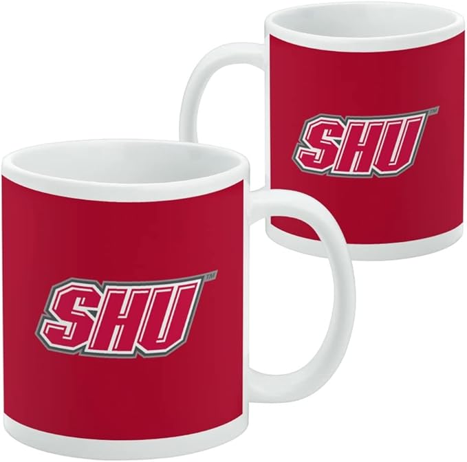 Sacred Heart University Primary Logo Ceramic Coffee Mug, Novelty Gift Mugs for Coffee, Tea and Hot Drinks, 11oz, White