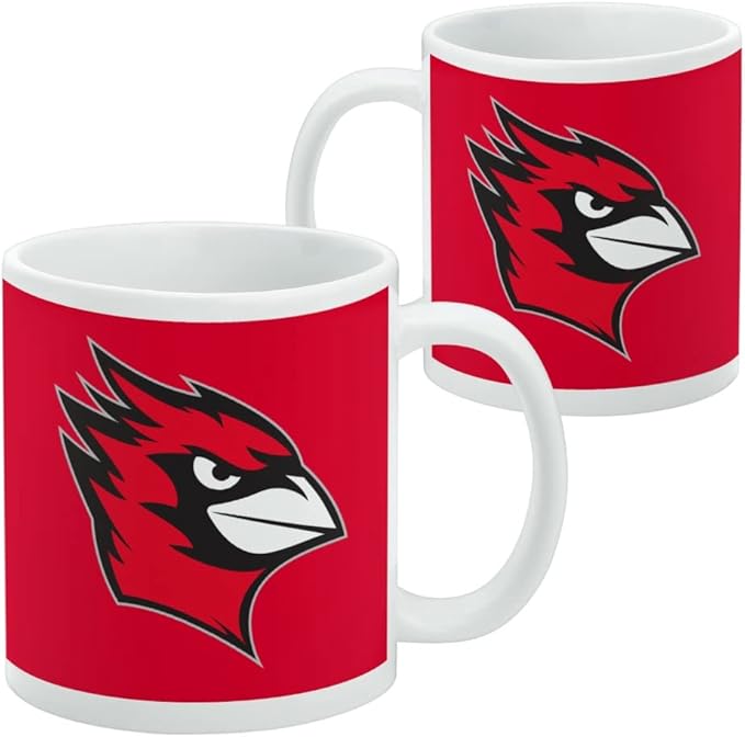Wesleyan University Primary Logo Ceramic Coffee Mug, Novelty Gift Mugs for Coffee, Tea and Hot Drinks, 11oz, White