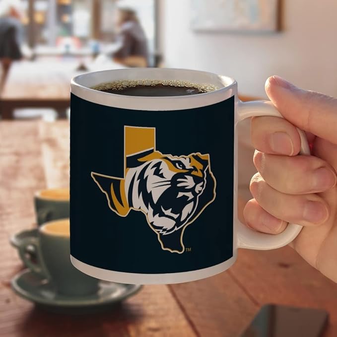 East Texas Baptist University Primary Logo Ceramic Coffee Mug, Novelty Gift Mugs for Coffee, Tea and Hot Drinks, 11oz, White