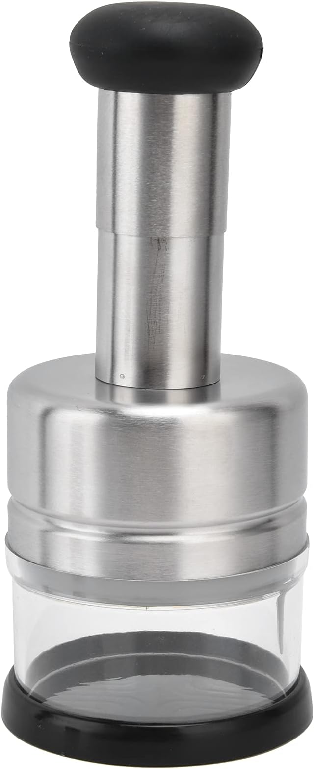 Onion Chopper, Hand Press Vegetable Chopper, Manual Food Mincer Slicer, Handy Kitchen Gadget for Chopping Veggies, Garlics, Onions, Nuts
