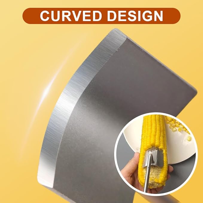 Easy Clean Corn Cob Peeler, 2026 Upgraded Long Handle Stainless Steel Upgrade Corn Stripping Tool for Home Kitchen Gadget (3)