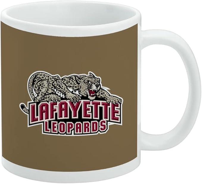 Lafayette Primary Logo Ceramic Coffee Mug, Novelty Gift Mugs for Coffee, Tea and Hot Drinks, 11oz, White