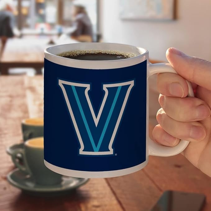 Villanova University Primary Logo Ceramic Coffee Mug, Novelty Gift Mugs for Coffee, Tea and Hot Drinks, 11oz, White