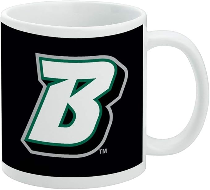 Binghamton University Logo Ceramic Coffee Mug, Novelty Gift Mugs for Coffee, Tea and Hot Drinks, 11oz, White