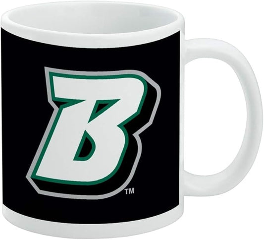 Binghamton University Logo Ceramic Coffee Mug, Novelty Gift Mugs for Coffee, Tea and Hot Drinks, 11oz, White