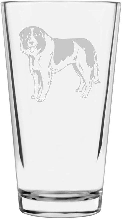 Bucovina Shepherd Custom Personalized Dog Themed Etched All Purpose 16oz Pint Glass