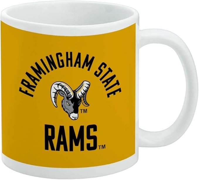 Framingham State University Ceramic Coffee Mug, Novelty Gift Mugs for Coffee, Tea and Hot Drinks, 11oz, White