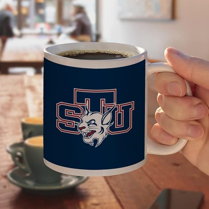 St. Thomas University Primary Logo Ceramic Coffee Mug, Novelty Gift Mugs for Coffee, Tea and Hot Drinks, 11oz, White