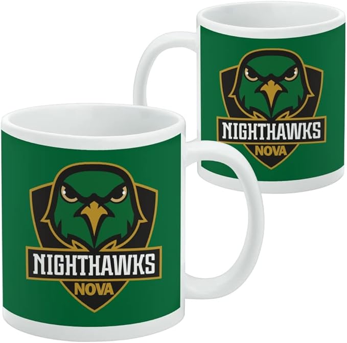 Northern Virginia Community College Primary Logo Ceramic Coffee Mug, Novelty Gift Mugs for Coffee, Tea and Hot Drinks, 11oz, White