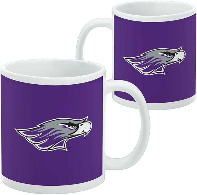 UW Whitewater Primary Logo Ceramic Coffee Mug, Novelty Gift Mugs for Coffee, Tea and Hot Drinks, 11oz, White