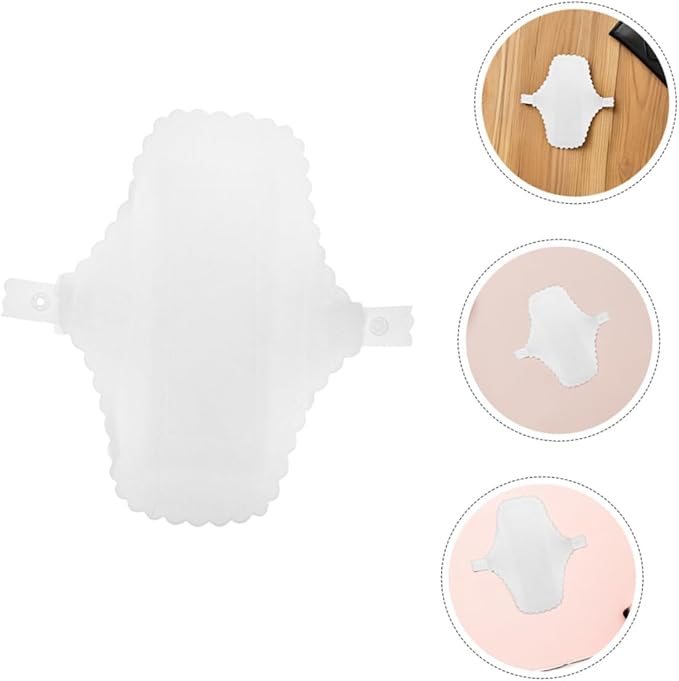 5pcs Cotton Washable Menstrual Pads for Women Leak-Resistant Reusable Cloth Sanitary Towels Soft Fabric Comfortable Period Liners for Different Flow Levels
