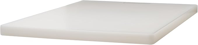 Winco Heavy-Duty Plastic Cutting Board, 15" x 20" x 1", White