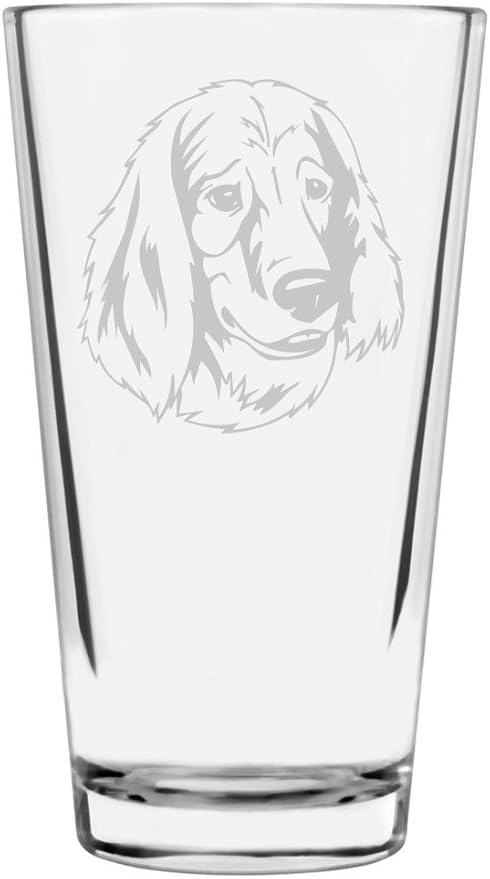 Picardy Spaniel Custom Personalized Dog Themed Etched All Purpose 16oz Pint Glass
