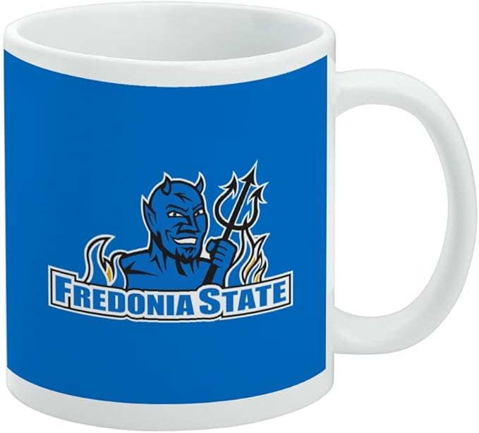 Fredonia State University Primary Logo Ceramic Coffee Mug, Novelty Gift Mugs for Coffee, Tea and Hot Drinks, 11oz, White