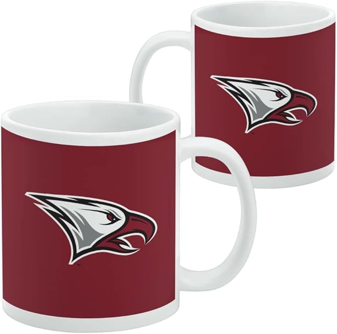 North Carolina Central Primary Logo Ceramic Coffee Mug, Novelty Gift Mugs for Coffee, Tea and Hot Drinks, 11oz, White