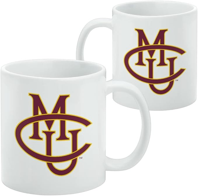 Colorado Mesa University Primary Ceramic Coffee Mug, Novelty Gift Mugs for Coffee, Tea and Hot Drinks, 11oz, White