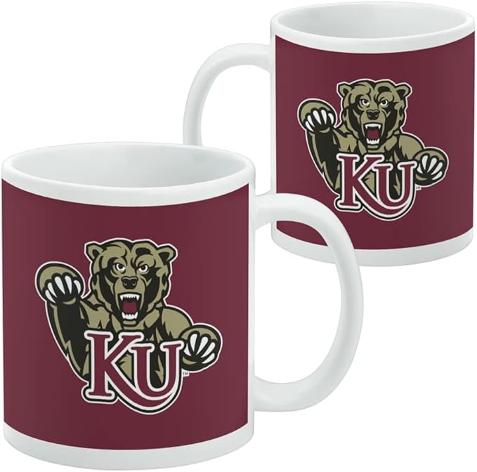 Kutztown Primary Logo Ceramic Coffee Mug, Novelty Gift Mugs for Coffee, Tea and Hot Drinks, 11oz, White