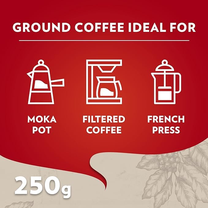 LAVAZZA Qualita Rossa Brick Coffee, 8.8 OZ