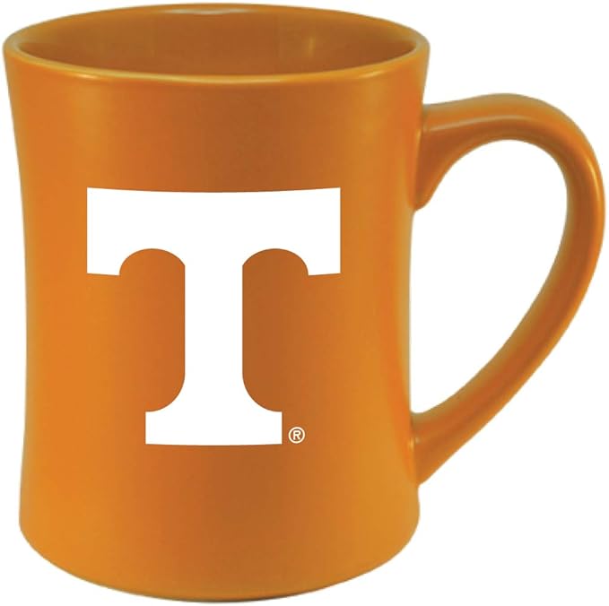 Tennessee Volunteers Ceramic 16oz Sculpted Mug – Official Team Logo Coffee Cup – Handwash Recommended – Individually Boxed