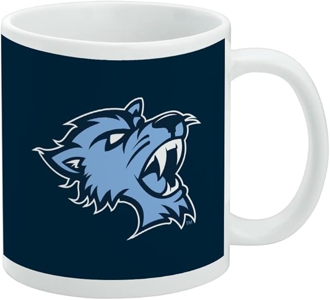 Baruch College Primary Logo Ceramic Coffee Mug, Novelty Gift Mugs for Coffee, Tea and Hot Drinks, 11oz, White