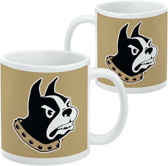 Wofford College Primary Logo Ceramic Coffee Mug, Novelty Gift Mugs for Coffee, Tea and Hot Drinks, 11oz, White