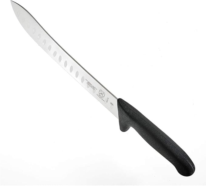 Mercer Culinary BPX M13718 Granton Edge American Butcher Knife, 10-Inch, Granton American Butcher Knife