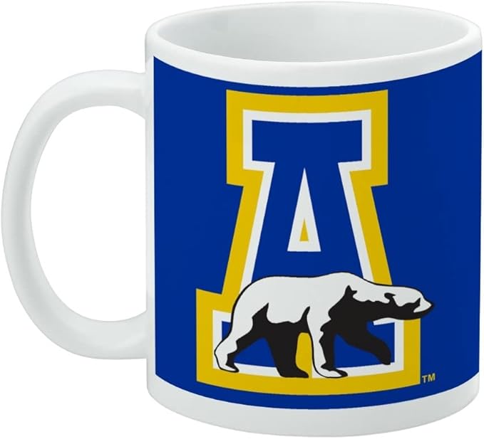 University of Alaska, Fairbanks Primary Logo Ceramic Coffee Mug, Novelty Gift Mugs for Coffee, Tea and Hot Drinks, 11oz, White