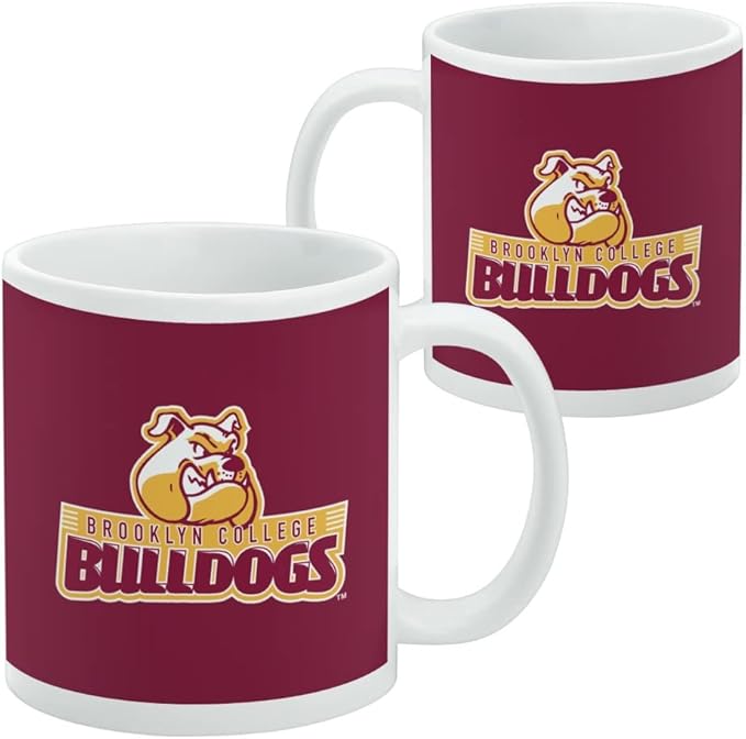 Brooklyn College Primary Logo Ceramic Coffee Mug, Novelty Gift Mugs for Coffee, Tea and Hot Drinks, 11oz, White