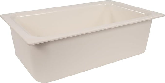 Carlisle FoodService Products CM110002 Coldmaster ABS Standard Full-Size Food Pan, 15 qt. Capacity, 20.68 x 12.72 x 6.40", White