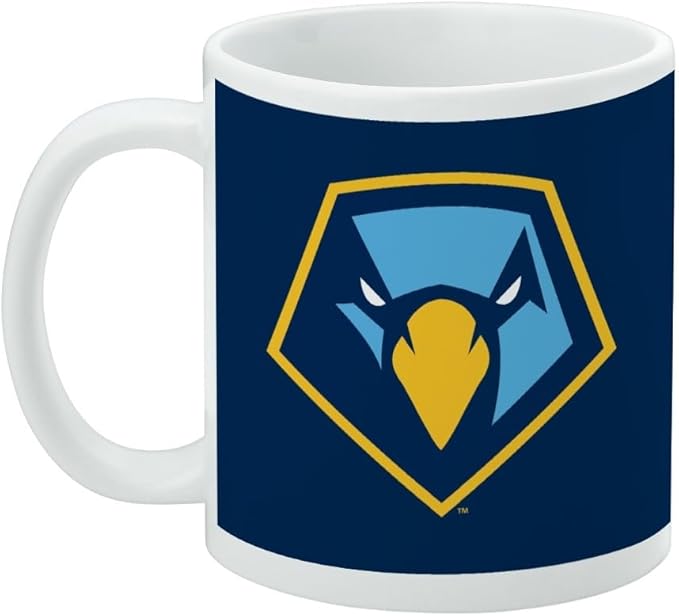 Point University Primary Logo Ceramic Coffee Mug, Novelty Gift Mugs for Coffee, Tea and Hot Drinks, 11oz, White
