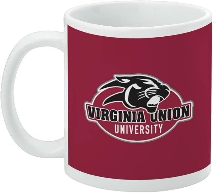 Virginia Union University Primary Logo Ceramic Coffee Mug, Novelty Gift Mugs for Coffee, Tea and Hot Drinks, 11oz, White