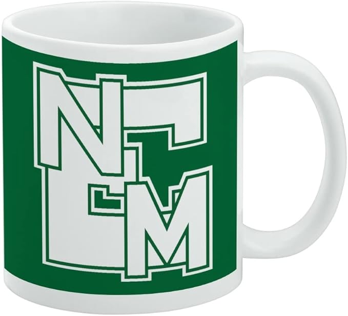 Eastern New Mexico University Primary Logo Ceramic Coffee Mug, Novelty Gift Mugs for Coffee, Tea and Hot Drinks, 11oz, White