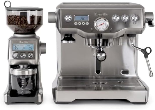 Breville Dynamic Duo Dual Boiler Espresso Machine and Smart Grinder Pro Package, Stainless Steel - BEP920BSS