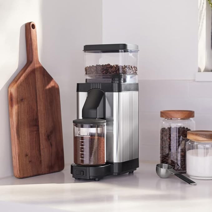 Technivorm Moccamaster 49522 KM5 Burr Coffee Grinder, Matte White