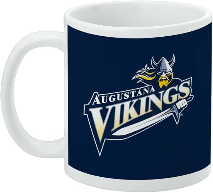 Augustana University Primary Logo Ceramic Coffee Mug, Novelty Gift Mugs for Coffee, Tea and Hot Drinks, 11oz, White