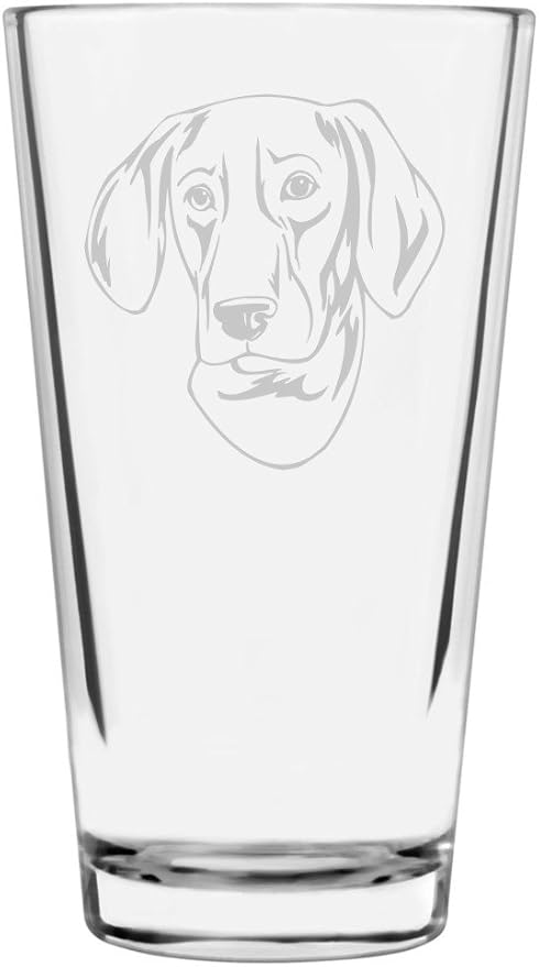 Ariege Pointer Braque de lAriege Custom Personalized Dog Themed Etched All Purpose 16oz Pint Glass