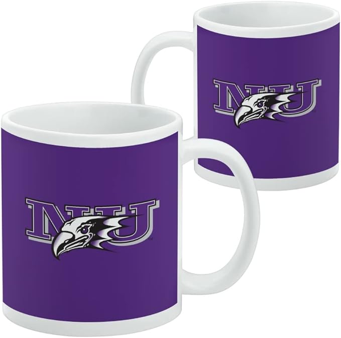 Niagara University Primary Logo Ceramic Coffee Mug, Novelty Gift Mugs for Coffee, Tea and Hot Drinks, 11oz, White