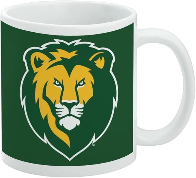 Southeastern Louisiana University Primary Logo Ceramic Coffee Mug, Novelty Gift Mugs for Coffee, Tea and Hot Drinks, 11oz, White