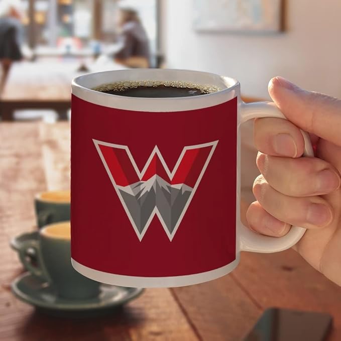 Western Colorado University Primary Logo Ceramic Coffee Mug, Novelty Gift Mugs for Coffee, Tea and Hot Drinks, 11oz, White