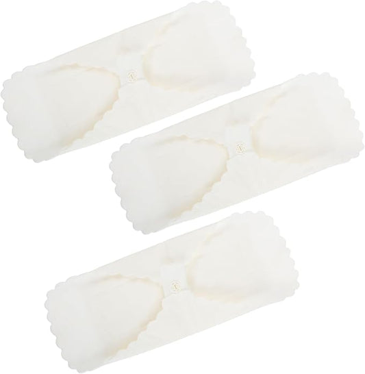 3Pcs Washable Cotton Menstrual Pads Snap Design Breathable Reusable Sanitary Towels for Puerpera Women Comfortable Period Liners