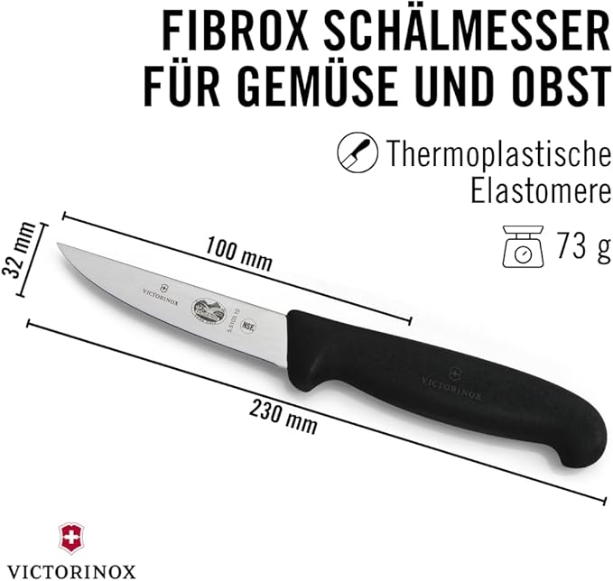 Victorinox Fibrox 4-Inch Boning Knife with Straight Edge and Black Handle
