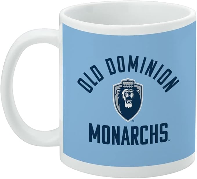 Old Dominion University Official Logo Ceramic Coffee Mug, Novelty Gift Mugs for Coffee, Tea and Hot Drinks, 11oz, White